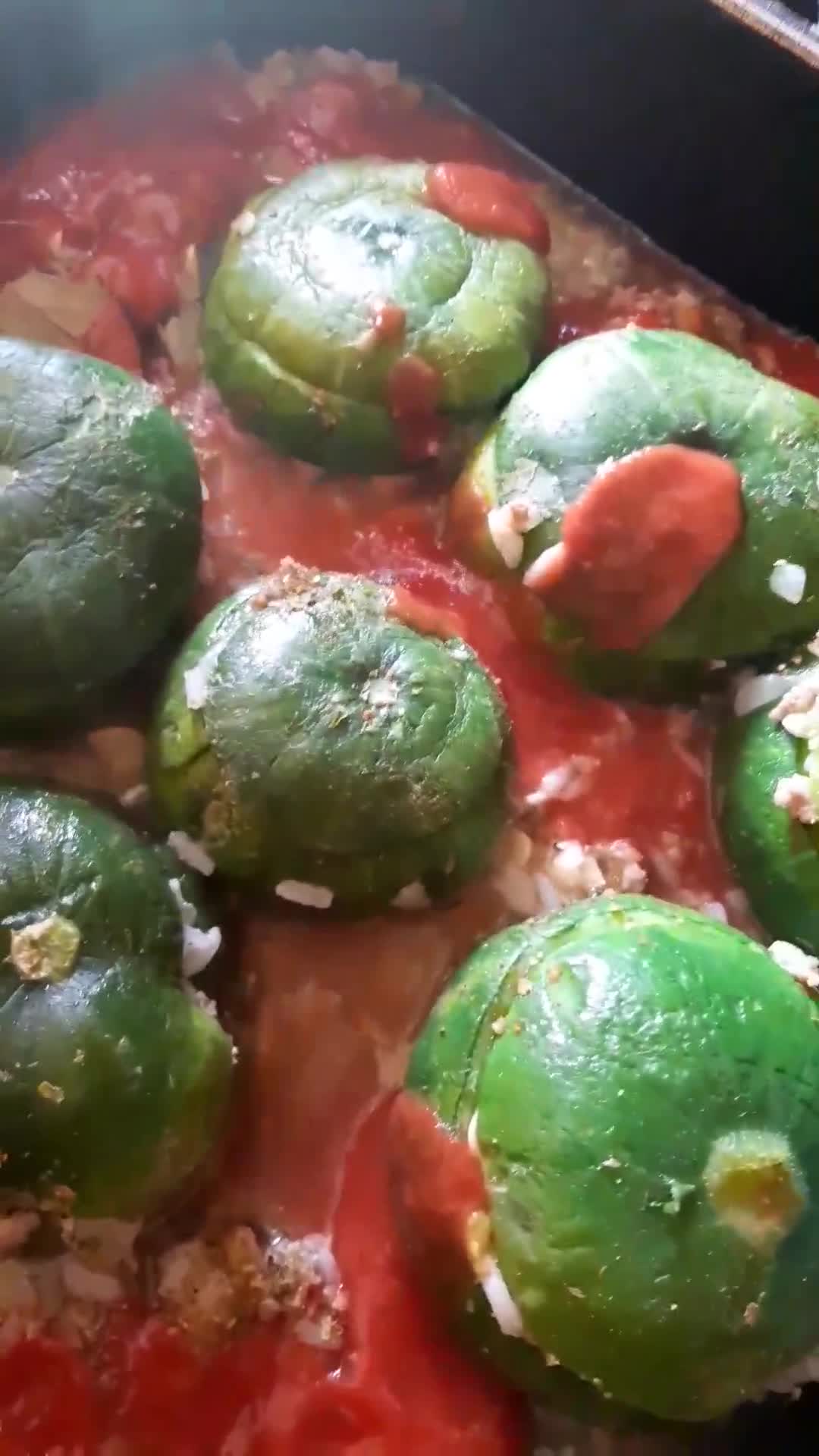 Foto del paso 6 de la receta: Zapallitos verdes rellenos
