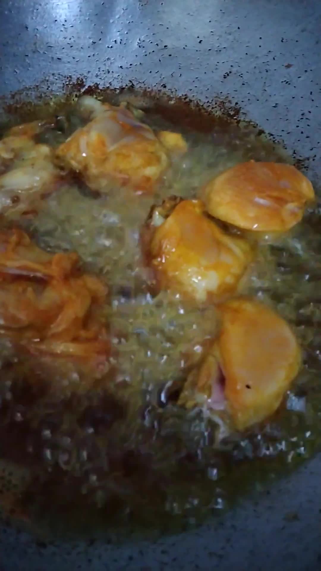 Gambar langkah 1 resipi Ayam masak ala thai.