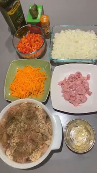 Foto del paso 1 de la receta: Polenta con Estofado de Pollo