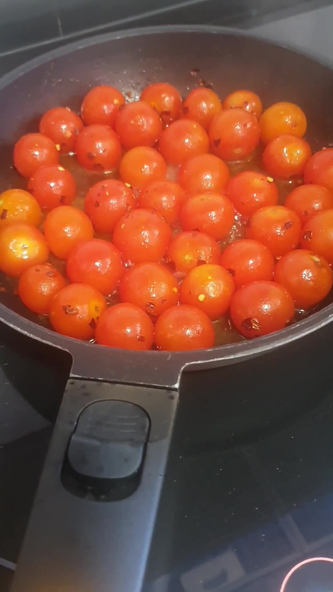 A picture of step 2 of Patatas Bravas in Cosori Air Fryer.