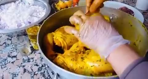 صورة لخطوة 4 من وصفة الدجاج محمر