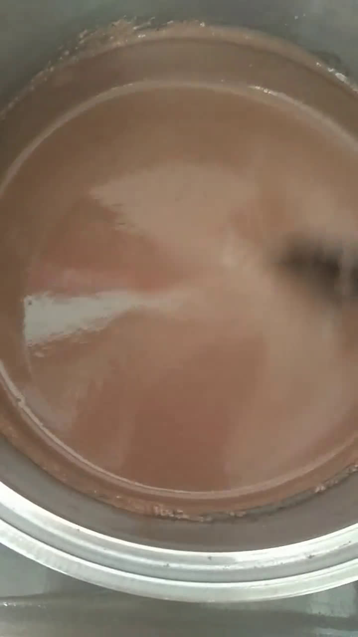 Foto langkah ke 3 dari resep Puding Tempe Cokelat Saus Vanilla.