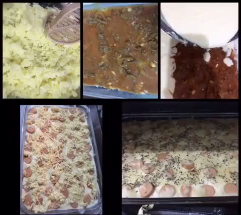 Foto langkah ke 6 dari resep Baked potato cheese and bolognese sauce.