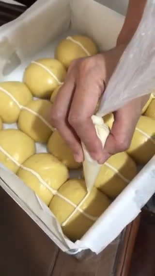 Foto langkah ke 4 dari resep Ubi Cilembu BUN 🍠🥯🍠.