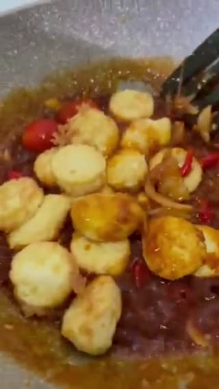 Gambar langkah 4 resipi 👩‍🍳Tofu Telur Sweet Sour.