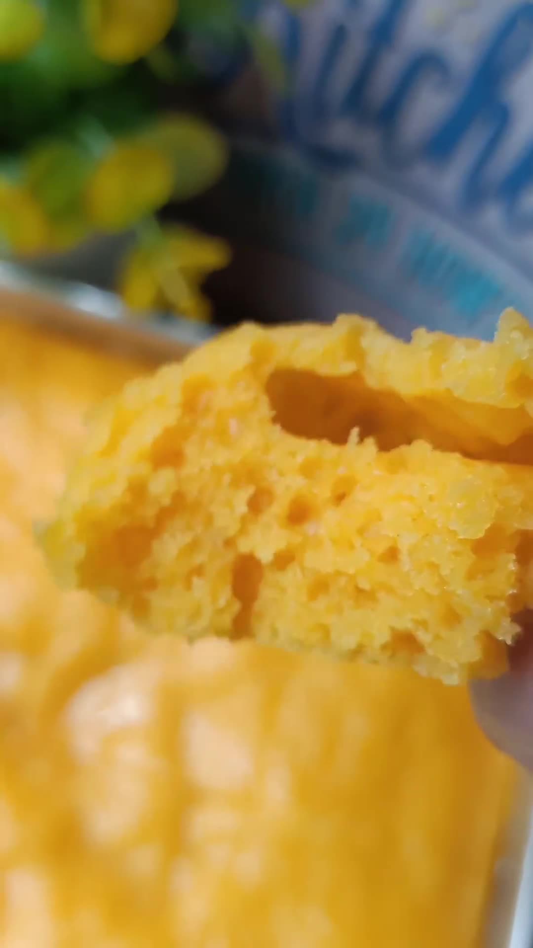 Gambar langkah 6 resipi Apam Labu Kuning.