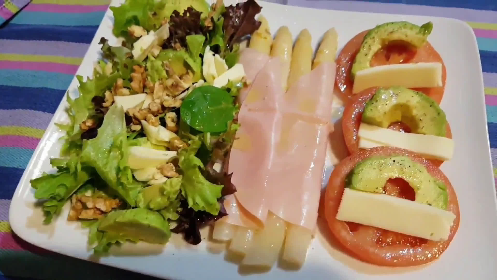 Foto del paso 5 de la receta: Ensalada de espárragos con jamón y mucho más