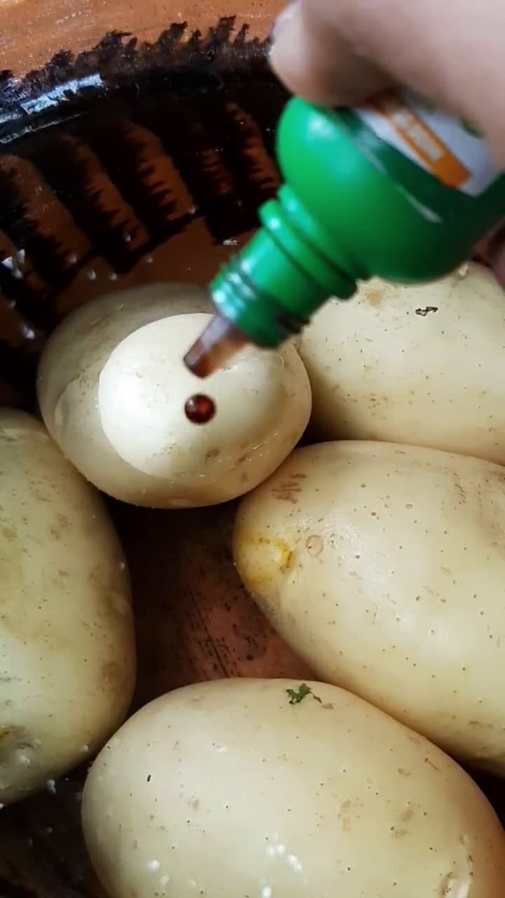 Foto del paso 1 de la receta: Papa al Horno con tocino