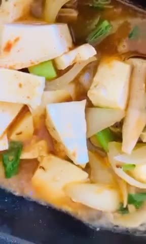 甘めピリ辛🌶️ベジスンドゥブチゲ作り方5写真