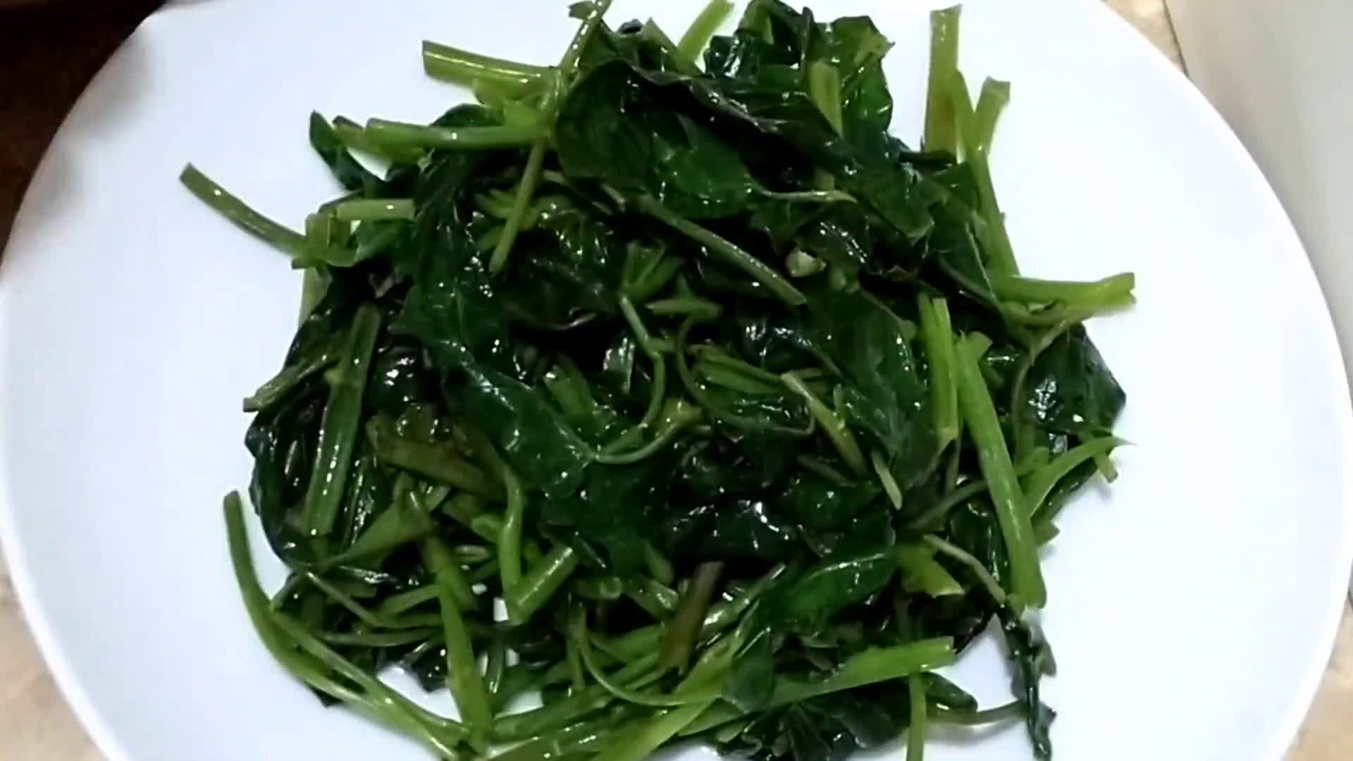 Foto langkah ke 5 dari resep Plecing kangkung segar tanpa minyak.
